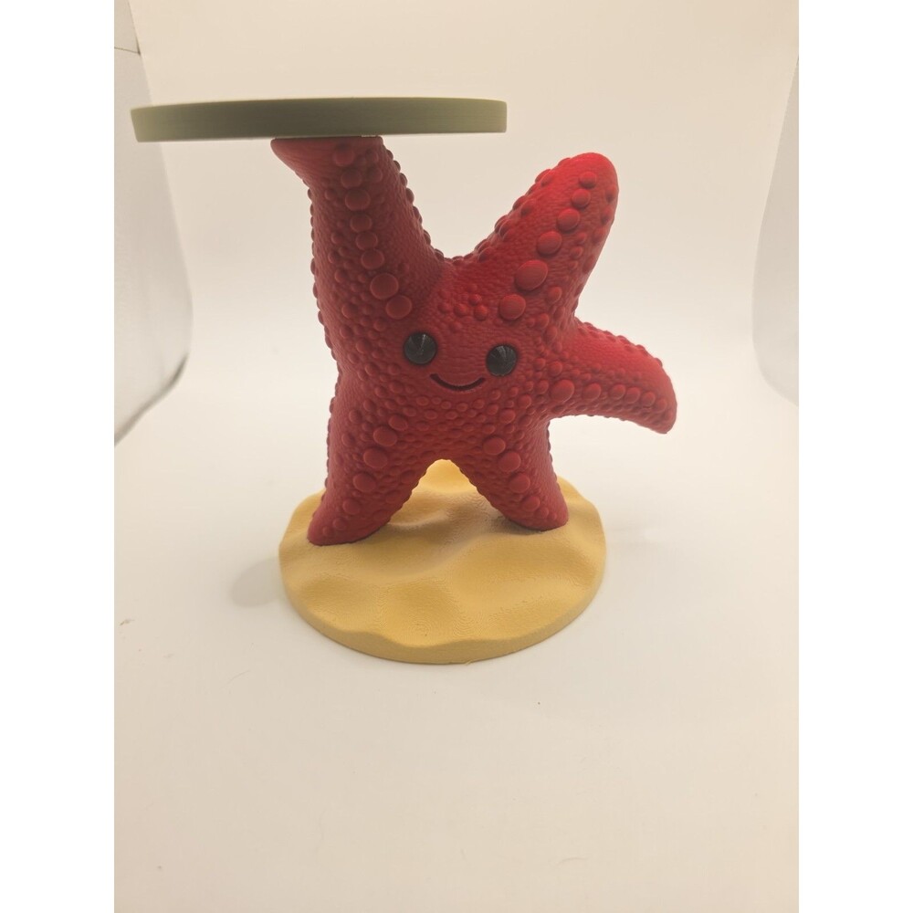 Cute 3D Printed Starfish Table Plant Stand Desk Decor Multi-Color Novelty